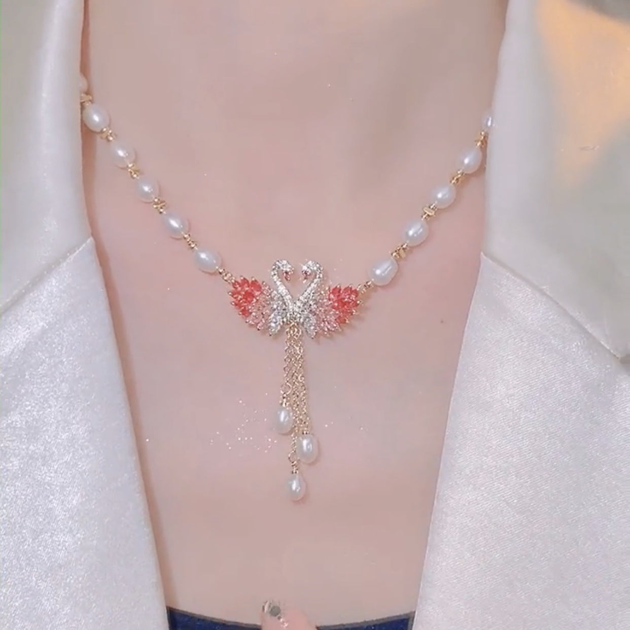 Swan Necklace