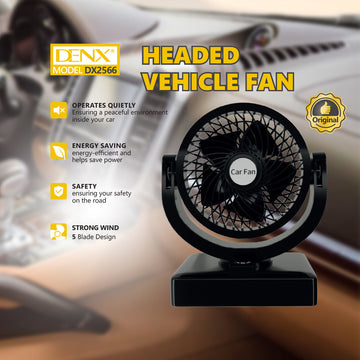 Denx - Headed Vehicle Mini Fan